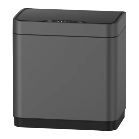 Ведро для мусора TC-020312-07/сенсорное/прямоугольное/12л/Graphite (KR5587)